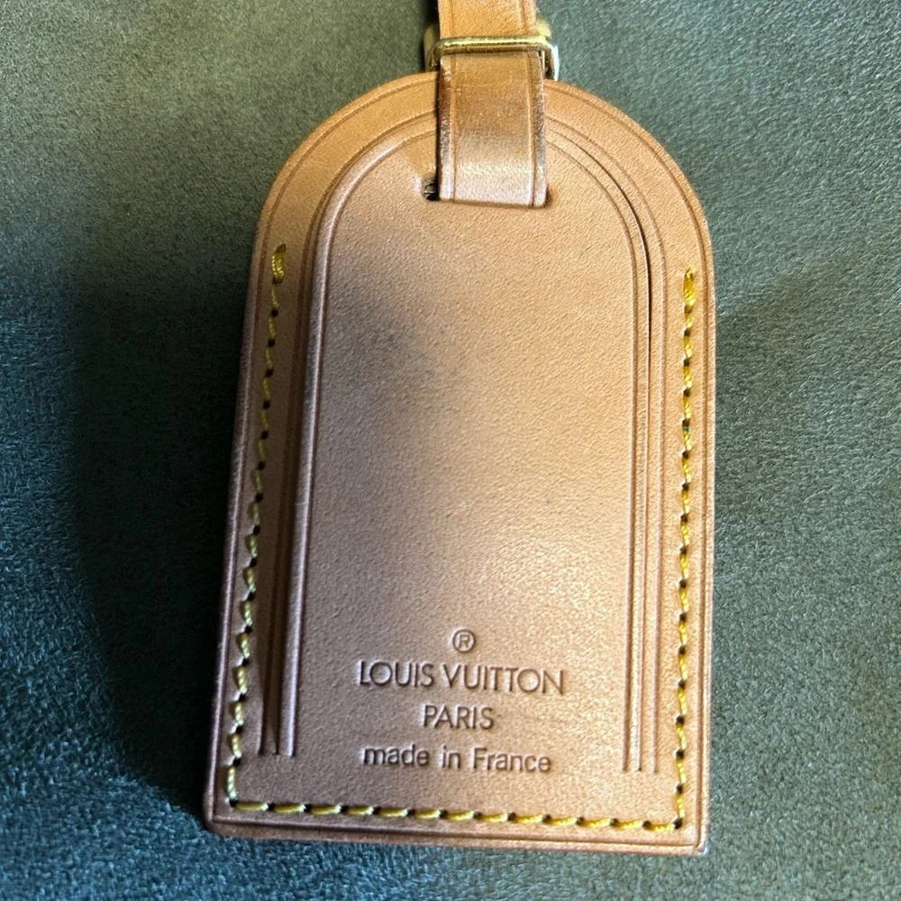 Louis Vuitton Leather Luggage Tag, Wallet Dustbag and Ombre Nomade BUNDLE!! - Picture 7 of 11